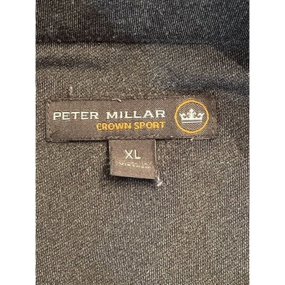 Peter Millar Gray Golf Pullover Half Zip Shirt Sw… - image 6